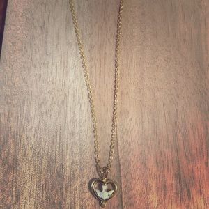 White dove necklace